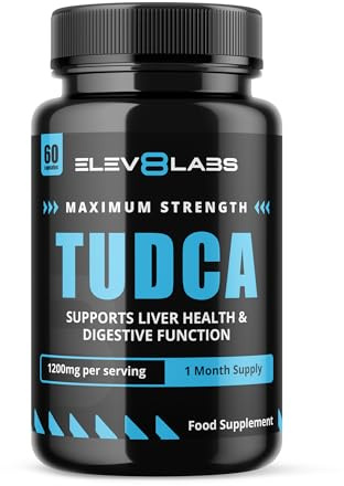TUDCA Capsules - Liver Health Support Supplement - Naturally Occurring Bile Acid - Reduce Oxidative Stress & Inflammation - Improve Liver Function - Convenient Daily Supplement - 60 Capsules