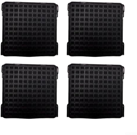 Activated Carbon Refrigerator Air Filter Replacement Set of 4, 42 x 42 x 10 mm for Liebherr Models 9096989 9882429 9882460 7440021 Series(4 PACK)