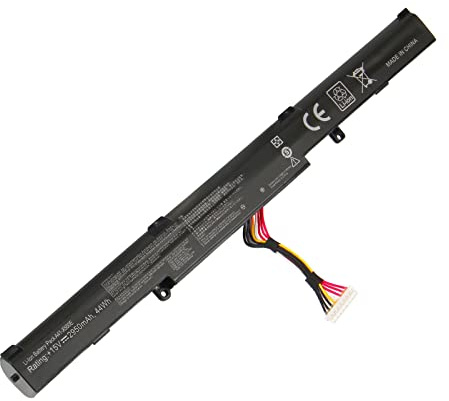 Matesk A41-X550E Batterie pour ASUS F550Z F751L F751MA F751SJ X450J X450JF A450J A450JF X550ZA X550ZE X751L X751LA X751LB X751LJ X751LN X751LX X751M X751MA X751N X751NA X751S X751SJ 15V 2950mAh