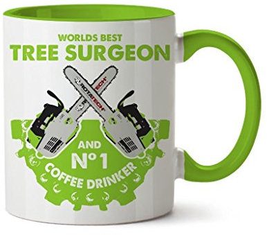 Bang Tidy Clothing Tree Surgeons Gift Funny Coffee Mug Gifts Idea for Arborist - Ceramic 11 oz