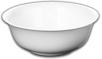 Wilmax WL-992005/A Porzellan Schüssel, Weiss, 20cm Durchmesser, 1600mL Kapazität