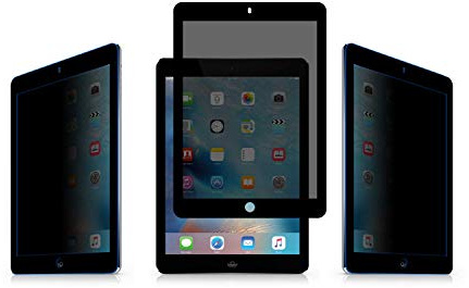 Thorani Privacy Filter für Apple iPad Air & Air 2 (9.7) Hochformat - Matte, dünne, Blasenfreie Panzerglasfolie mit Blickschutzfilter
