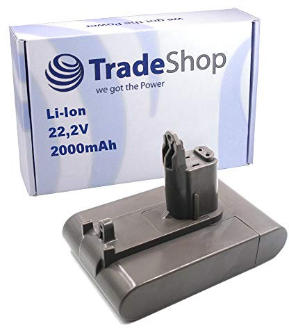 Batterie Li-ion 2 A pour Dyson DC35 type B, DC56, DC57, DC43, DC43 Animal Pro, DC44, DC44 Animal, DC45, DC45 Animal Pro/batterie de rechange 22,2 V 2000 mAh