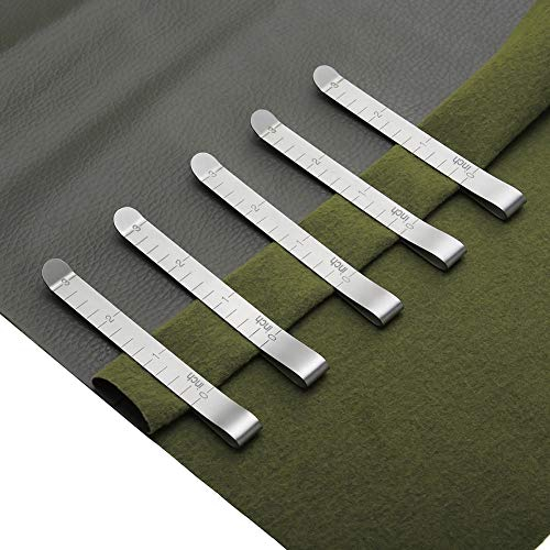 Pinces à Coudre,20 PCS Clips Couture en Métal Clips d'Ourlet Pince Acier Inoxydable Pince Couture de Mesure pour Quilting Pinning Couture Accessoires