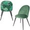 HTI-Living Stuhl Tampa Leaf Grün Esszimmerstuhl Designstuhl 2-teilig