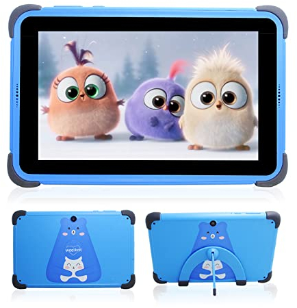 Tablet para niños, weelikeit Tablet de 7 Pulgadas para niños Android 11, 2GB RAM | 32GB ROM Tablet WiFi, Pantalla IPS HD, Control Parental, Bluetooth,Google Certified Playstore (Azul)