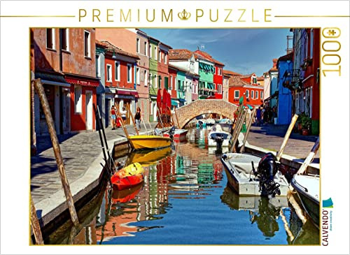 CALVENDO Puzzle EIN Motiv aus dem Kalender Bunt Bunter Burano | 1000 Teile Lege-Größe 64 x 48 cm Foto-Puzzle für glückliche Stunden