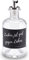 Lifestyle Lover Zuckerstreuer aus Glas 350ml Flasche, Dosierer aus Edelstahl, ideal für weißen braunen Zucker (Zucker ist gut gegen Zähne)