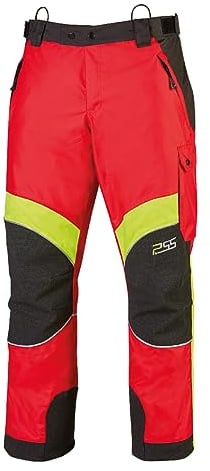 PSS Regenhose wasserdicht/Outdoorhose X-Treme Rain Rot/Gelb Gr. XL