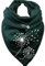 PTNKUIIY Damen Dreieckschal,Winter Warm Schal mit Knopf Vintage Elegant Lässige Winterschal Deckenschal Halstuch Scarf Weicher Wickel Großer Poncho Cape Herbstschal Dreieckstuch Lange Stola,Grün