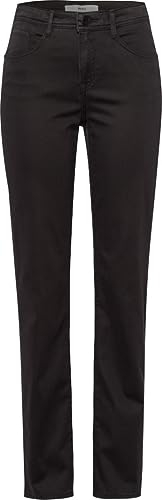 BRAX Damen Style Carola Wertiger Baumwollsatin Hose, Dark Grey, 27W / 30L EU
