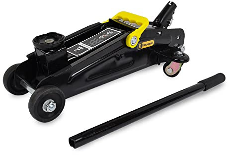RocwooD Trolley Jack 2 Ton Tonne Hydraulic Floor Lifting Lift Car Van Garage Repair Tool Portable Workshop Equipment Steel Lifting Range 135mm - 325mm