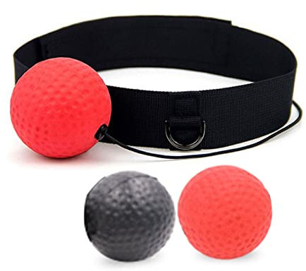 Boxen Training Ball Reflex Fightball Boxing Reflexball Stirnband Boxball, Schlagausrüstun Für Alle Altersgruppen, Kinder, Ältere Menschen, Männer, Frauen, Boxer, Amateure