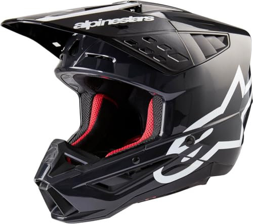 Alpinestars Motocross-Helm S-M5 Grau Gr. L