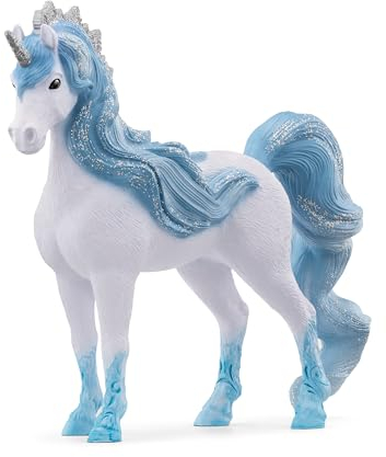schleich 70823 Flowy Einhorn Stute, ab 5 Jahren, BAYALA - Spielfigur, 4 x 14 x 12 cm, Weiss/Opulenter Garten