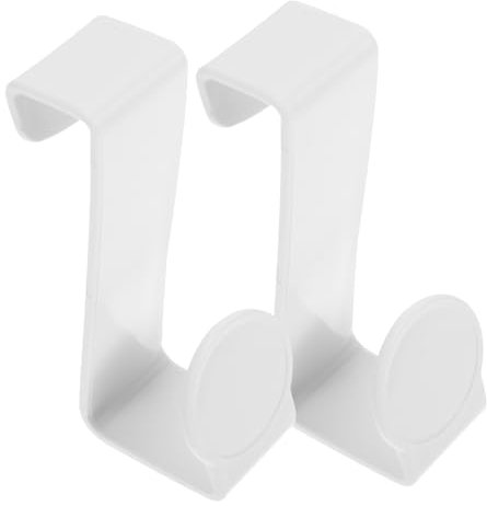 OSALADI 2pcs Multifunctional z Hook Toilet Hooks Toilet Handles Multipurpose Hanger Kids Potty Hook Over The Door Hook Seat Hooks Over The Door Racks Plastic White Child Towel Toilet Seat