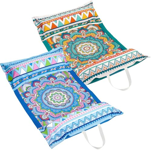 WERNNSAI – Lot de 2 flotteurs de Piscine gonflables pour Adultes – Hamac à Eau en Maille en Maille Portable Multi-usages – Hamac Flottant pour l'été, la Plage, Les fêtes
