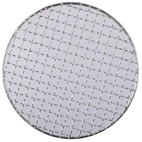 Benytro Stainless Steel Round Barbecue BBQ Grill Net Meshes Racks Grid Round Grate Steam Net Camping Hiking Outdoor Mesh Wire Net