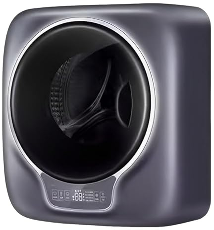 ZUMAHA Mini Machine à Laver Murale, Mini Machine à Laver Et SèChe-Linge De 3 Kg, Machine à Laver Et SèChe-Linge EntièRement Automatiques pour Salle De Bain Et Cuisine, Lavage Rapide en 15 Minutes
