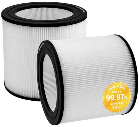Facecool FY0611 Replacement Filter Compatible with PHILIPS Air Purifiers AC0650 and AC0651/10, Part FY0611/30, With 2 True HEPA Filter