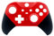 Hzxkqmil Carcasa de Repuesto Cáscara Frontal Placas de Cubierta Funda Accesorios para Xbox Elite Series 2 Controller (Rojo)