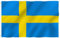 MOGADEE® Schweden Flagge, 90 x 150 cm Schwedisch Fahne Leuchtenden Farben mit 2 Messing-Ösen, Wetterfeste Fahnen für Fahnenmast, Schwedische Flagge für Sportveranstaltungen, Partys, Bar Deko