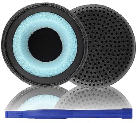 umvowuxa Replacement Ear Pads Compatible with Skullcandy Grind Earbuds, Soft Faux Leather (Black)