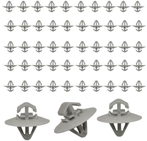 Amazleer 50 clips de repuesto para panel de moldura de puerta lateral Trafic para Opel Vivaro, Renault, Nissan, Opel e Iveco (50)