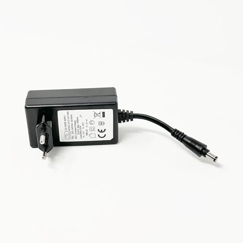VIG LED Power Supply Stecker K12-24V1000 Eurostecker Eurostecker Trafo Treiber Driver Transformator 50/60Hz 24V 1000mA 24W mit Kabel schwarz
