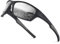 suoso Sportbrille-Herren-Damen-Sport Sonnenbrille-Polarisierte-UV400 Schutz-Sunglasses-Men-Women-Sonnenbrille Schwarz-Fahrradbrille-Rennrad brille，8-Schwarz-silbrig