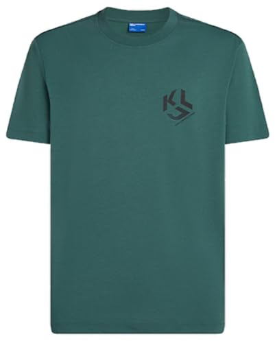 KARL LAGERFELD JEANS, Men's, Regular Short Sleeve Monogram Logo Tee, Regular Fit, Balsam, XXL