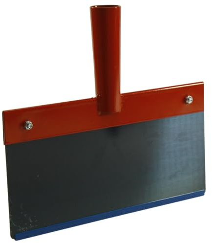 ERPINA® Stoßscharre 30cm breit ohne Stiel - Robuster Schaber aus 1mm Federstahl vielseitig im Garten, Hof, Stall einsetzbar - zum Entfernen von festgetretenem Schmutz, Mist, Tapeten von Wänden kratzen