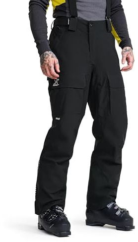 RevolutionRace AccXel Insulated 2L Ski Pants für Herren, Strapazierfähige und Warme Skihose mit Recco