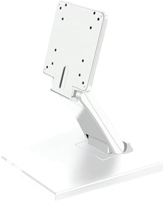 14-24 Desktop Monitor Holder With VESA Hole Folding TV Screen Stand Screen Mount Support Metal Bracket For Office Home School(White-Square)