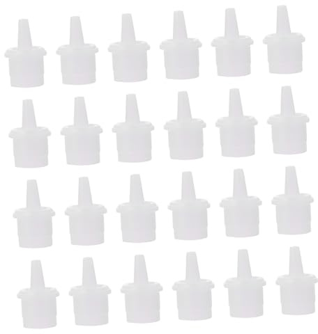 BESPORTBLE 100pcs Eyelash Glue Bottle Nozzle Caps Replacement Tips for Lash Extension Bottles Convenient and Practical Salon Accessory for Individual Lash Adhesive