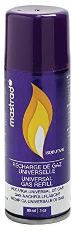 Mastrad - RECHARGE DE GAZ POUR CHALUMEAU - 90ML