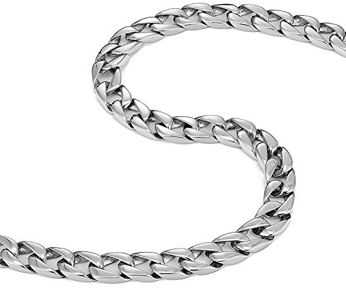 URBAN JEWELRY Powerful Stainless Steel Men's Chain Necklace Ultra Thick and Wide