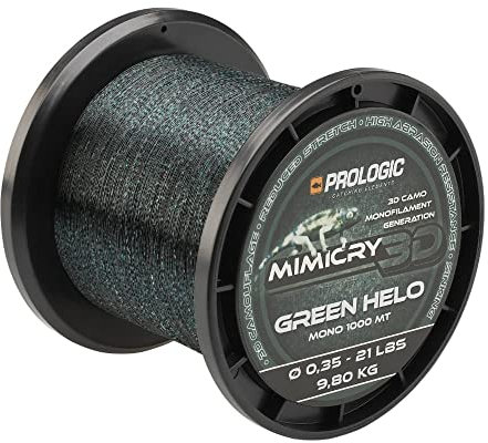 Prologic Mimicry Green Helo 1000m grün - Karpfenschnur, Durchmesser/Tragkraft:0.28mm / 13lbs / 6.2kg Tragkraft