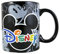 Nero classico Disney Mickey Mouse e Friends character tazza da caffè in ceramica, 311,8 gram