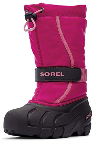 Sorel KIDS FLURRY Schneestiefel für Unisex Kinder, Rot (Deep Blush x Tropic Pink) - Youth, 39 EU