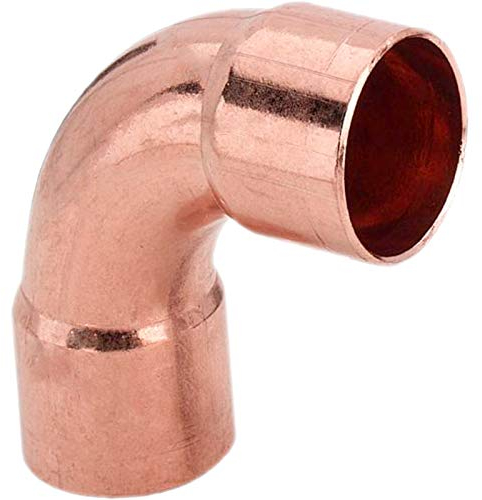 LÖT FITTING aus KUPFER > Bogen 90 Grad i/i 5002A > 6 bis 42mm WUNSCHGRÖSSE einfach selbst wählen >>> 28mm