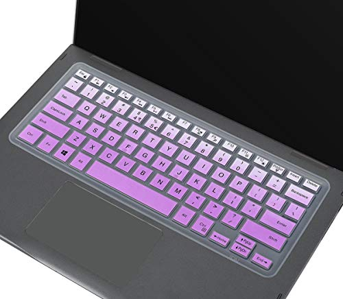 Tastaturabdeckung für Dell Inspiron 13 5000 7000 5368 5378 5379 7370 7372 7373 7375 7368 7369 7378 7380 7386, 15 7568 7570 70 573 7. 580 7586, 14 5485 Laptop – Gradual Purple