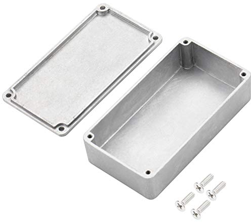 DaierTek 125B 1590N1 Aluminium Gitarre Pedal Gehäuse 122x66x39,5 MM Metall Stompbox Gehäuse Gitarre Effekt Unvollendet Toggle Switch Box