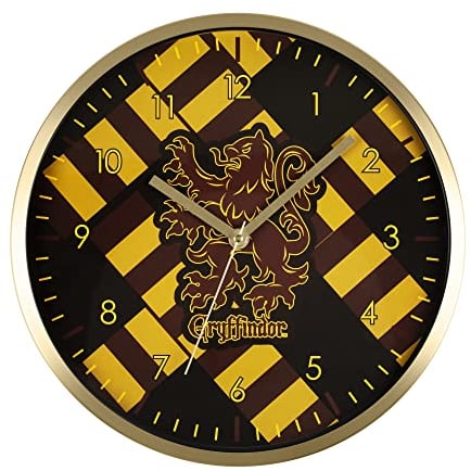 Harry Potter Disney HP3044 Horloge Murale avec Cadre en métal pour Enfant