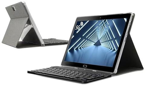 Semeakoko Tablette 10 Pouces 2 en 1 Android 12 Tablette PC 4 Go + 64 Go de mémoire 256 Go 2,0 GHz CPU