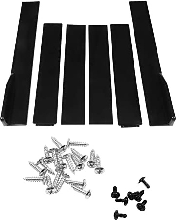 6PCS Minigonna Laterale Per Auto Automotive, Minigonna Laterale Universale ABS Nero Pieghevole Ad Alta Tenacità Antigraffio Esterno Lato Inferiore Linea di Fondo Per Automobile