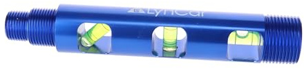 Lyncar Spot Rite magnetische Wasserwaage mit 1,3, 1,9, 2,5 cm Gewindeenden, robuster Alu-Torpedo, starker Magnet, große Ampullen, für PEX, PVC, CPVC, PE-RT & mehr