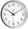 Teesa Uhr Analog Wand Universal 30 cm TSA0036 Silber