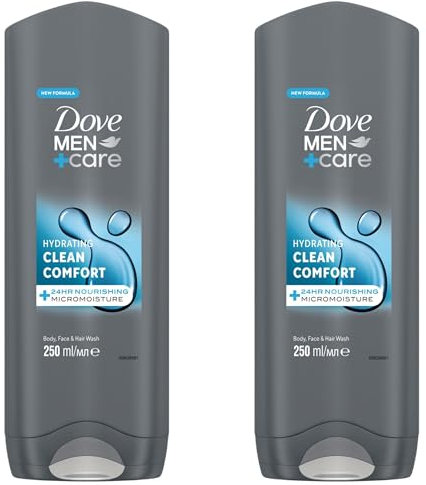 Bodywash Bundle Consisting Hydrating Men + Care Clean Comfort Bodywash 250ml (2 Pack)