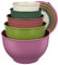Greentainer Salatschüssel Set mit Deckel, Rührschüsseln Set aus Kunststoff, Stapelbare Nesting-Schüssel-Set für Küche,Große Schüsselset,Servierschalen ideal zum Mischen und Servieren, BPA-frei